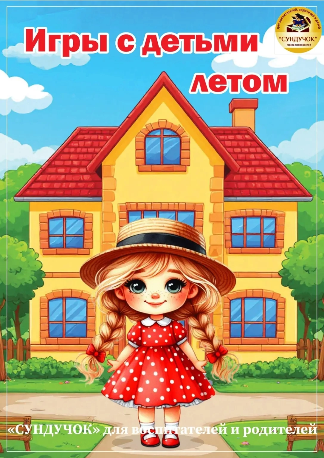 Игры с детьми летом.